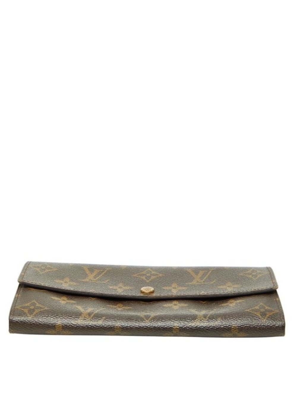 Louis Vuitton Monogram Pochette Portemonnaie Cles de Paris Wallet Brown Leather - Picture 3 of 10